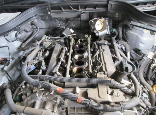 日産フーガのオイル漏れ修理